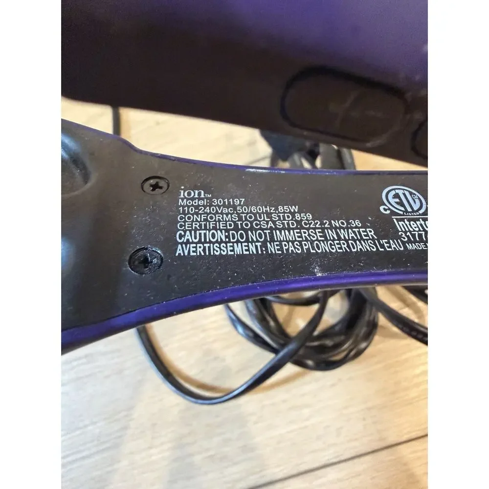 Ion Hair Titanium Pro Triple Barrel Waver Rapid Heat Long Lasting Waves #301197